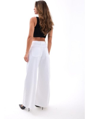Gacha 7471 Pantolon-Beyaz