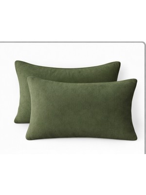 Ayzen Home Ayzen 2li Düz Kadife Kırlent Kılıfı 30X 50 cm