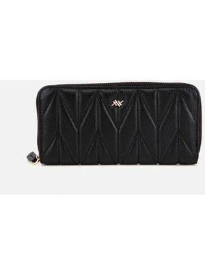 Hotiç 05CUH311100A100 KADIN Deri Siyah Cüzdan