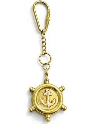 Store Mania Pirinç Dümen Anahtarlık - Model 1  STRMIA-RSTTT34