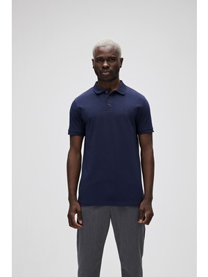 Bad Bear Stark Lacivert Polo Yaka Erkek T-Shirt