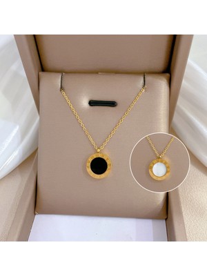 ✨ Midnight Shine – Eternal Dual Time Necklace ⏳