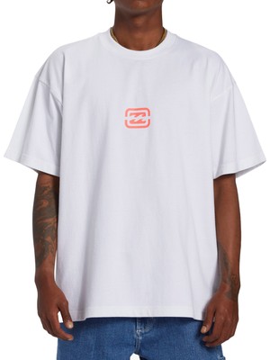 Billabong Bracket Wave Tees Erkek Beyaz Tişört