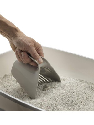 Epilons Karamel Dar Aralıklı V Kedi Kumu Küreği Çeşitli Renklerde