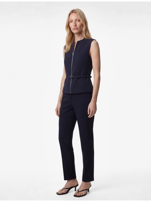 Koton Regular Fit Cep Detaylı Normal Bel Düz Paça Kumaş Pantolon