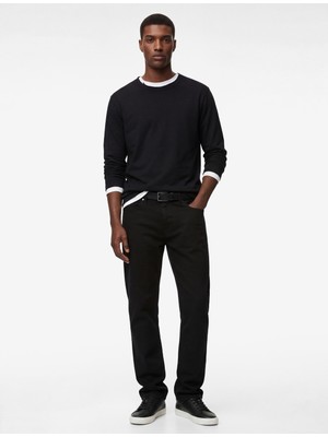 Koton Normal Bel Pamuklu Straight Fit Jean Pantolon - Mark Jean