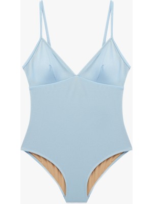 Koton V Yaka Ince Askılı Mayo