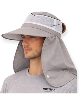 Mustran Uv Korumalı Geniş Siperli Enseli Güneş Şapkası Fileli Outdoor Balıkçı Kamp Bahçe Unisex