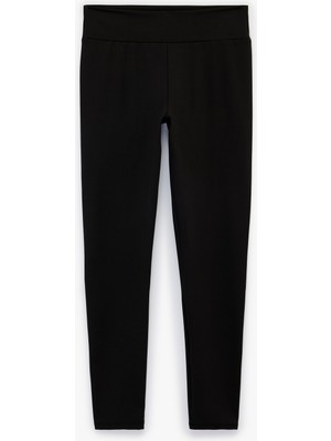 Koton Yüksek Bel Slim Fit Spor Tayt