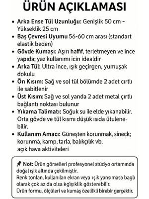 Mustran Uv Korumalı Enseli Outdoor Şapka Bahçe Balıkçı Kamuflaj Güneş Şapkası Hafif