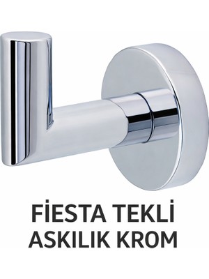 Onno Fiesta Tekli Askılık Krom