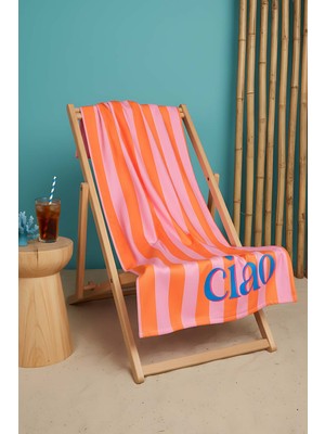 Ciao Çizgili Plaj Havlusu 70X150 cm
