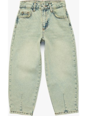 Koton Rahat Kesim Balon Form Denim Pantolon