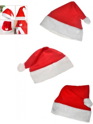 Epilons Noel Baba Şapkası 3 Adet Set