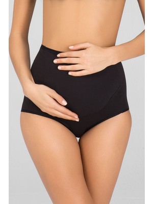 Kom Siyah Basic Düz Hamile Külot