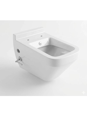 Serel - Diagonal Bataryalı Asma Klozet Beyaz Outlet - DG1201BAS110H-