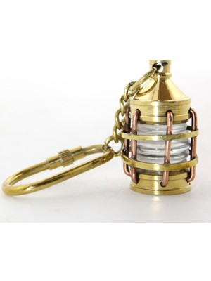 Nuveden Ieg™ Pirinç Gaz Lambası Tasarımlı Anahtarlık