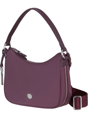 Samsonite Bordo Karissa Evo Mini Hobo Çanta