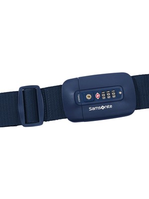 Samsonite Lacivert Ta Revolution Tsa Kilitli Valiz Kemeri
