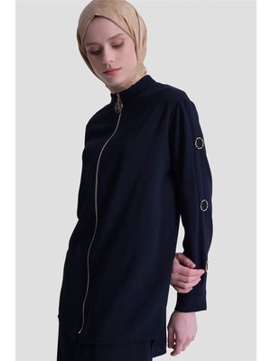 Armine Aksesuar Detaylı Takım Lacivert