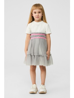 Tyess Bg Store Kız Çocuk Renkli Elbise