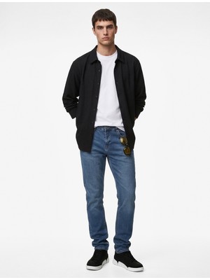 Koton Normal Bel Dar Paça Pamuklu Skinny Fit Jean Pantolon - Michael Jean