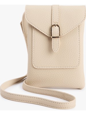 Koton Çapraz Askılı Suni Deri Telefon Çantası