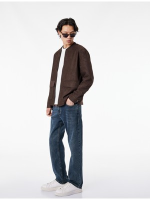 Koton Normal Bel Pamuklu Straight Fit Jean Pantolon - Mark Jean