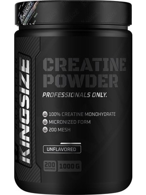 Kingsize Nutrition Creatine Powder 1000 Gr Aromasız