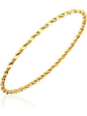 Gekas Kuyumculuk 925 Ayar Altın Kaplama Gümüş 7 Gram Burma Bilezik