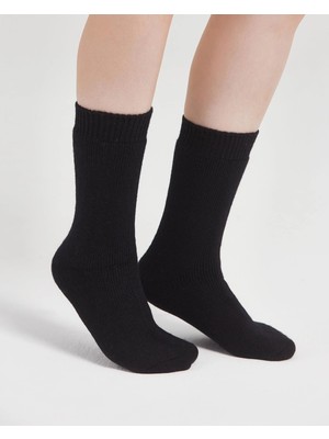 Bolero Kadın Outdoor Termal Yün Çorap Siyah