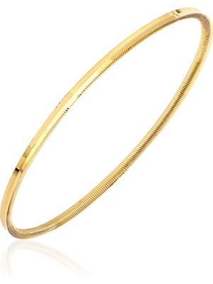 Gekas Kuyumculuk 925 Ayar Altın Kaplama Gümüş 7 Gram Ajda Bilezik