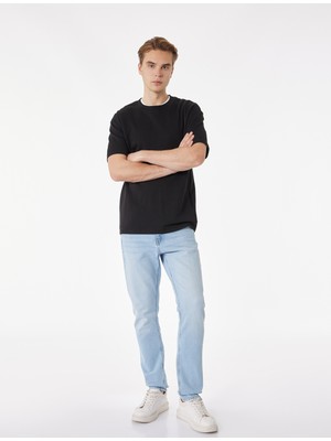 Koton Pamuklu Normal Bel Slim Fit Jean Pantolon - Brad Jean