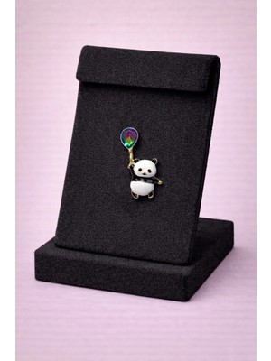 Mdm Style Balonlu Panda Broş