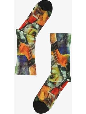 Bolero Abstract Unique Desenli Çorap