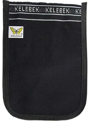 Osmanlı Kalın Siyah Banyo Hamam Kesesi 25X17 cm