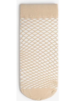 Bolero Kadın File Çorap Ten Rengi