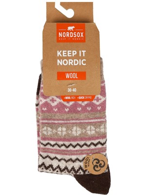 Bolero Kadın Lüks 3'lü Angora Yün Çorap Kilim Desen