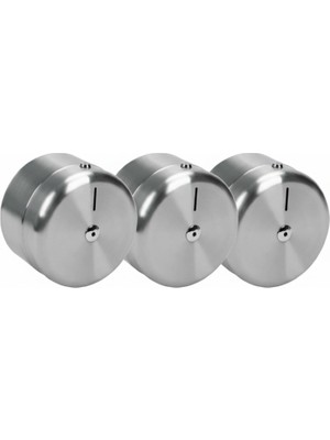 Muhtelif Krom Mini Içten Çekmeli Tuvaletkağıt Aparatı 3 Adet