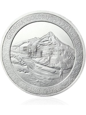 Gekas Kuyumculuk Maden Ocağı Figürlü Koleksiyonluk ve Yatırımlık Gümüş Sikke Coin