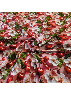 Kaf Kumaş Dijital Baskılı Penye Süprem Kumaş | %95 Pamuk %5 Elastan | Renkli