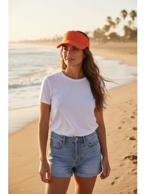 Trend Nexus Yaz Modası Unisex Vizör (Tenis-Sahil-Golf)Tepesi Açık Şapka