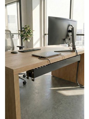 Liccia Ayarlanabilir Masa Altı Kablo Düzenleyici 86-160CM