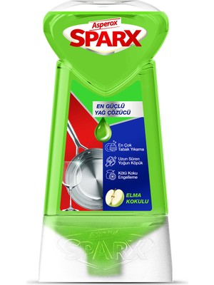Asperox Sparx Diamond Plus 650 ml Elma Sıvı Bulaşık Deterjanı