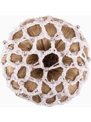 Br Taş Detaylı Lüks Saç Filesi Binicilik Aksesuarı