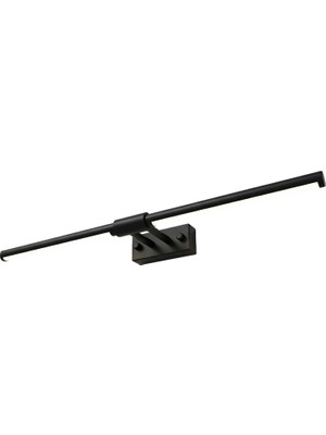 Avonni AP-9090-BSY-60 Siyah Boya Aplik LED Metal H: 25 cm, WxD: 11x60 cm