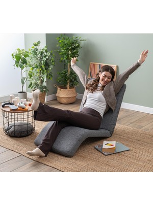 Pafu Nami Fonksiyonel Mekanizmalı Oyuncu Koltuğu - Keten Açık Gri