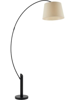 Avonni LM-9129-1BSY Siyah Boya Lambader E27 Metal H: 213 Cm, Wxd: 43X142 cm