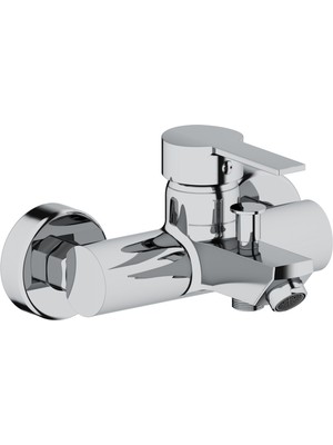 Nuss Safir Banyo Bataryası-Parlak KROM-N-9604