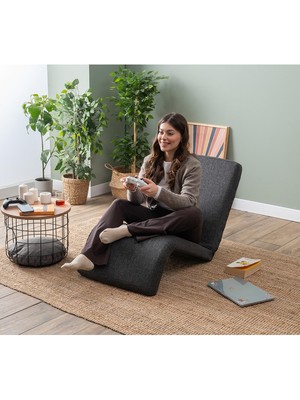 Pafu Nami Fonksiyonel Mekanizmalı Oyuncu Koltuğu - Keten Koyu Gri